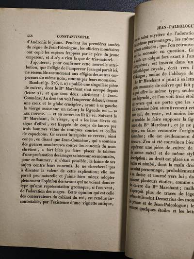 【德藏】世界币章拍卖第171期（拍品征集中~欢迎藏友联系） 1856年 拜占庭钱币序列分类论 硬壳精装 封面开裂 品相如图 全书约488页