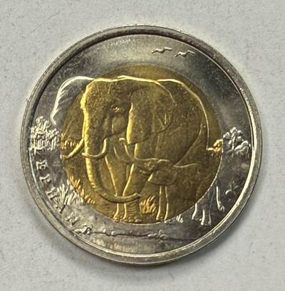 S&S Numismatic世界钱币-拍卖 第127期 土耳其2009年 非洲象 1里拉双色纪念币 发行量5000枚