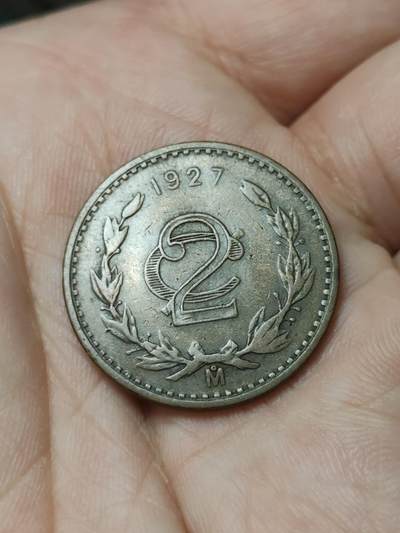 2026年第四十七场(总第二百一十六场）外国好品散币场(免佣金) 少见–墨西哥🇲🇽1927年2分(大尺寸版)