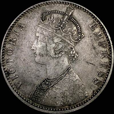 【雨安】【直播拍卖】【裸币套币-001期】 2026-04-24 周五 19:30 (金价1034, 银价18.00) [裸币各国] India 英属印度 1卢比 1900年