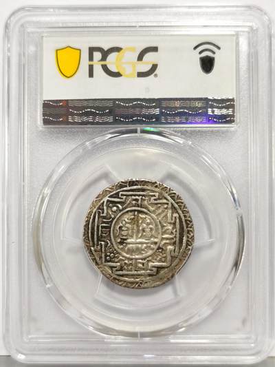 博洋堂“生趣盎然”4月精品专场暨第169期（全场包邮） PCGS XF40 尼泊尔1666年玛拉王朝帕坦莫哈银币，最早的坛城与双三角图