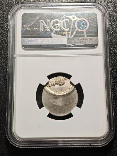 【德藏】世界币章拍卖第171期（拍品征集中~欢迎藏友联系） 1984年 美国5分镍币 造币厂错误偏打60% MINT ERROR MS65 稀少品种 不仅有错 还高分！