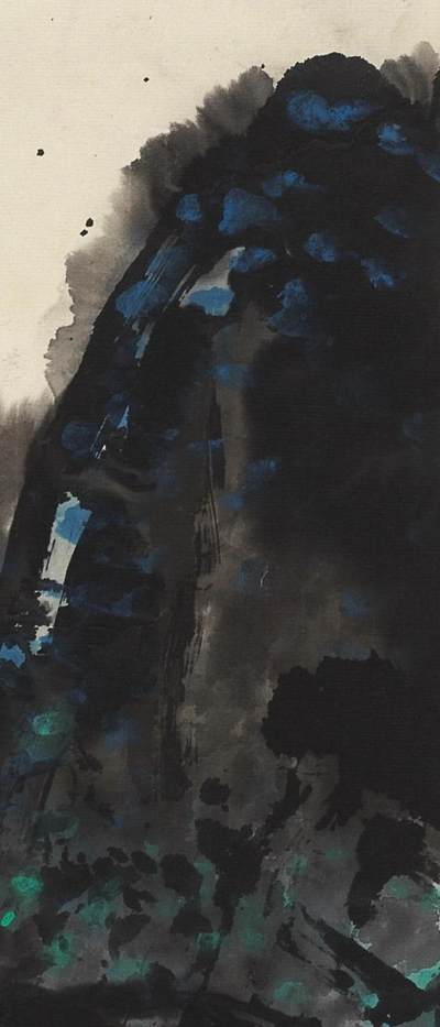 碧月说宝.国有文物商店书画专场（七） 王学仲 黄山松云