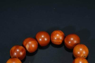 上海都达杂项专场103【全场包邮】  橄榄核圆珠手串71-334