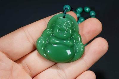 上海都达杂项专场103【全场包邮】  琉璃佛公挂件71-284
