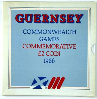 【雨安】【直播拍卖】【裸币套币-001期】 2026-04-24 周五 19:30 (金价1034, 银价18.00) [现代装帧] Guernsey 根西 2镑 1986年 英联邦运动会