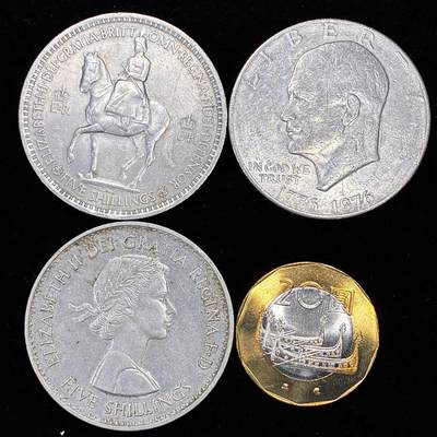 【雨安】【直播拍卖】【裸币套币-001期】 2026-04-24 周五 19:30 (金价1034, 银价18.00) [裸币各国] World 世界各国 散币