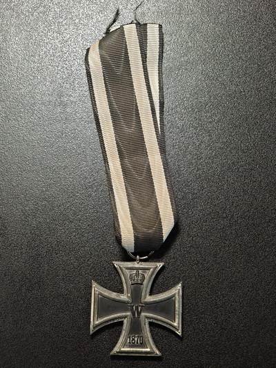【德藏】世界币章拍卖第171期（拍品征集中~欢迎藏友联系） 1870年 德国铁十字勋章 直径约：42.4mm；重约：24.3g