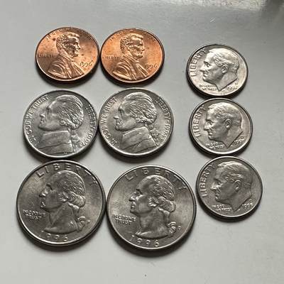 🌹外币初藏🌹🐯2026年第46场   每周二四六晚8️⃣点  世界硬币 苏联泰国纪念币 美国90年代 近全新美分一组