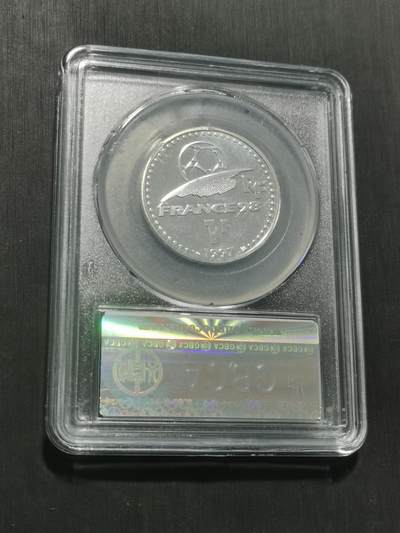 天下钱庄专场欢迎参拍 法国世界杯银币