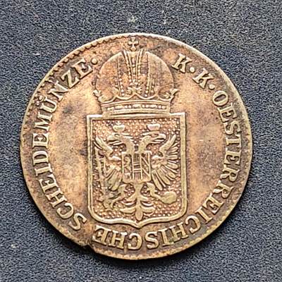 【全场包邮】纯粹捡漏拍522场 - 奥地利奥匈帝国1849年6克鲁泽