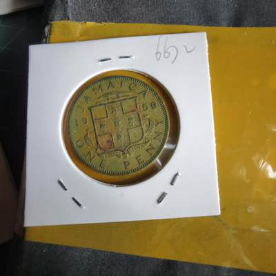 沼泽如烟--第1066场 牙买加1959年1便士