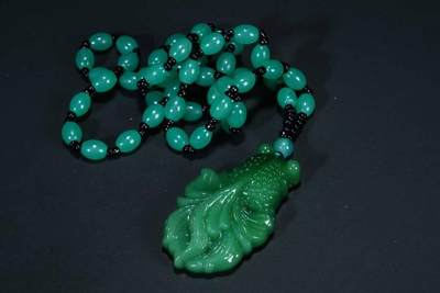 上海都达杂项专场103【全场包邮】  琉璃小金鱼挂件71-285