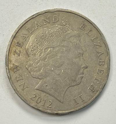 S&S Numismatic世界钱币-拍卖 第127期 新西兰2012年 原生鸟类系列-白额燕鸥 5新元纪念币  发行量4000枚   品相如图有磕碰