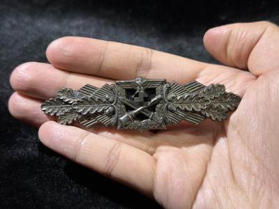 戎马世界章牌大赏第115期 德国二战铜级近战勋饰