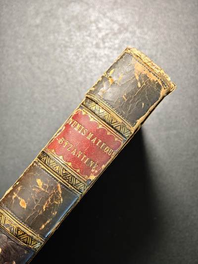 【德藏】世界币章拍卖第171期（拍品征集中~欢迎藏友联系） 1856年 拜占庭钱币序列分类论 硬壳精装 封面开裂 品相如图 全书约488页