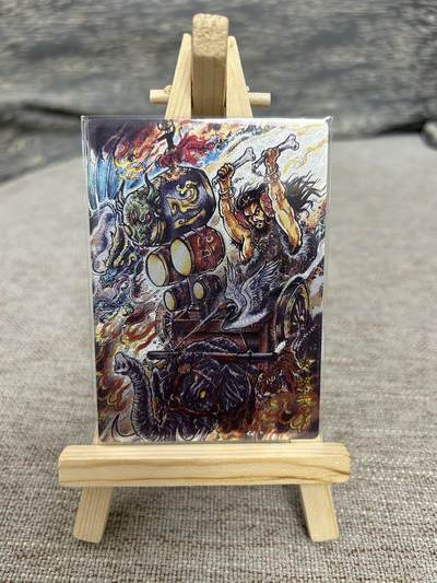 喜灰玩卡拍卖第八期，接拍品0佣金，欢迎送拍，释放现金流，让自己有资金可以购买更多喜欢的卡牌，让别的卡友能淘到更多心仪的卡牌 卡德曼 卡有江湖联名卡 不二猿老师 绘  轩辕黄帝 折光