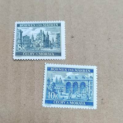 PCAI钱币  25-817  钱币邮票小专场 德国二战时期邮票