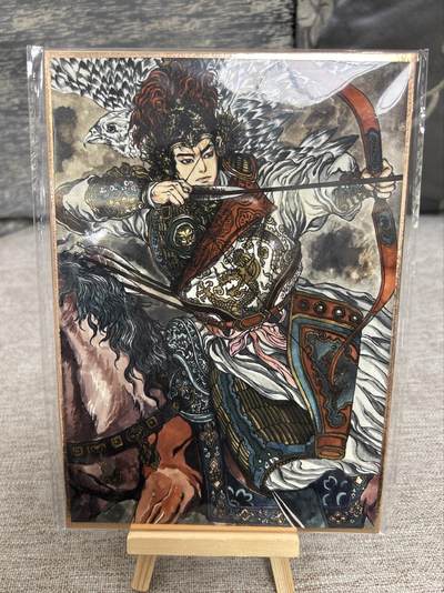 喜灰玩卡拍卖第八期，接拍品0佣金，欢迎送拍，释放现金流，让自己有资金可以购买更多喜欢的卡牌，让别的卡友能淘到更多心仪的卡牌 【亲签】亿条虫老师 亲签  花容 色纸 1.8cmX21cm