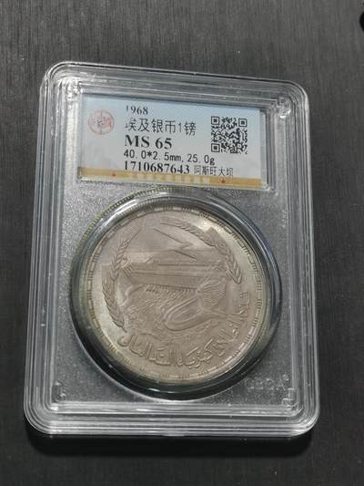 天下钱庄专场欢迎参拍 埃及1磅银币