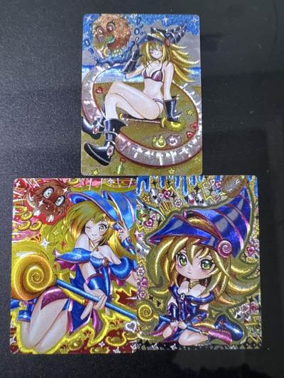 NO.31 好又多金牌大场，期期夯爆，每周必拍！要啥有啥，一站式配齐，方便凑单！（周6晚9点截拍，卖家送拍0抽成！） 奇点卡牌 黑魔导女孩 原创手绘复刻 粗闪3张一套