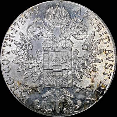 【雨安】【直播拍卖】【裸币套币-001期】 2026-04-24 周五 19:30 (金价1034, 银价18.00) [裸币各国] Austria 奥地利 1泰勒 大奶妈