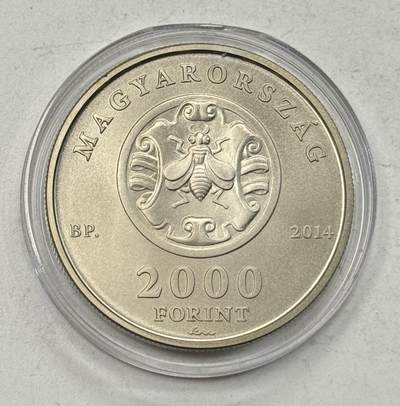 S&S Numismatic世界钱币-拍卖 第127期 匈牙利2014年 浪漫主义时期的著名作家、诗人-安德拉斯·法伊逝世150周年 2000福林纪念币