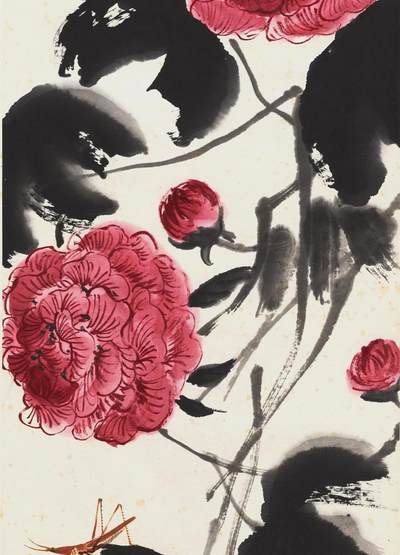 碧月说宝.国有文物商店书画专场（七） 齐良已 芙蓉