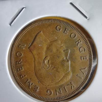 沼泽如烟--第1066场 新西兰1946年1便士