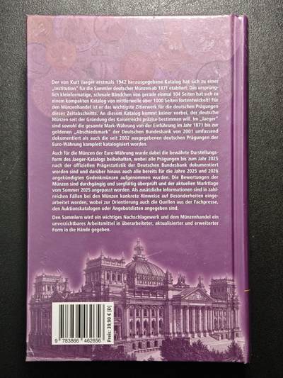 【德藏】世界币章拍卖第171期（拍品征集中~欢迎藏友联系） 2026年最新版！全新！德国耶格钱币目录！现货！硬壳精装