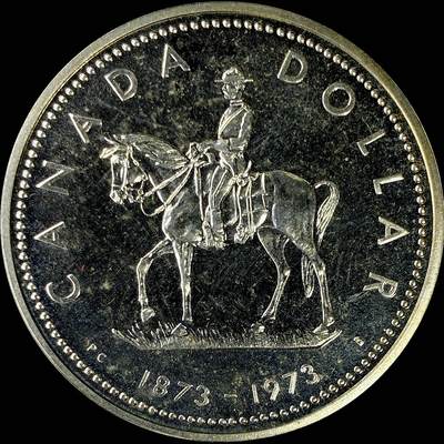 【雨安】【直播拍卖】【裸币套币-001期】 2026-04-24 周五 19:30 (金价1034, 银价18.00) [现代裸币] Canada 加拿大 1元 1973年 加拿大皇家骑警