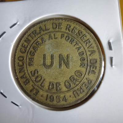 沼泽如烟--第1066场 秘鲁1954年1索尔