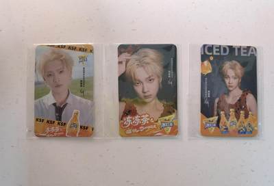 蜂潮卡牌  拍卖003期  0佣收拍（4月26日  21点  截拍） 周震南  康师傅冰红茶联名小卡