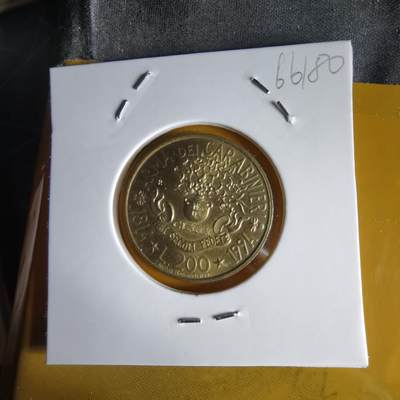 沼泽如烟--第1066场 意大利1994年200里拉纪念币