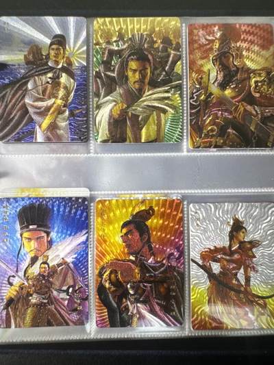 NO.31 好又多金牌大场，期期夯爆，每周必拍！要啥有啥，一站式配齐，方便凑单！（周6晚9点截拍，卖家送拍0抽成！） 【套卡+卡册】人文 长野刚 英雄志 历史人物折光闪卡+历史人物群像彩闪 共71张 送收藏卡册