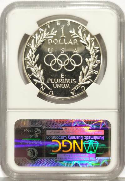 博洋堂“生趣盎然”4月精品专场暨第169期（全场包邮） NGC PF69UC 美国1988年汉城奥运会纪念银币