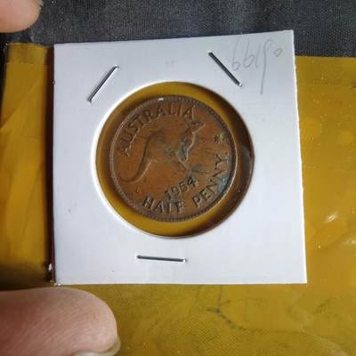 沼泽如烟--第1066场 澳大利亚1954年半便士