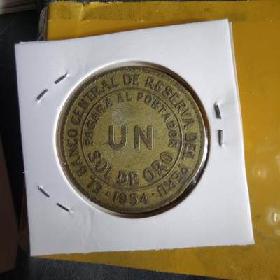 沼泽如烟--第1066场 秘鲁1954年1索尔