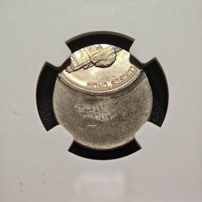 【德藏】世界币章拍卖第171期（拍品征集中~欢迎藏友联系） 1984年 美国5分镍币 造币厂错误偏打60% MINT ERROR MS65 稀少品种 不仅有错 还高分！