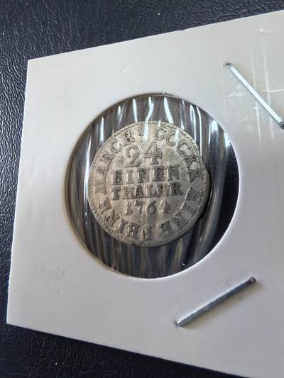 长老汇马年精选第十九场拍卖 1764德国撒克逊奥古斯特三世1/24泰勒银币
