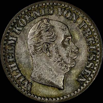 【雨安】【直播拍卖】【裸币套币-001期】 2026-04-24 周五 19:30 (金价1034, 银价18.00) [裸币德国] Germany 德国 德意志 普鲁士 1格罗申 1869年