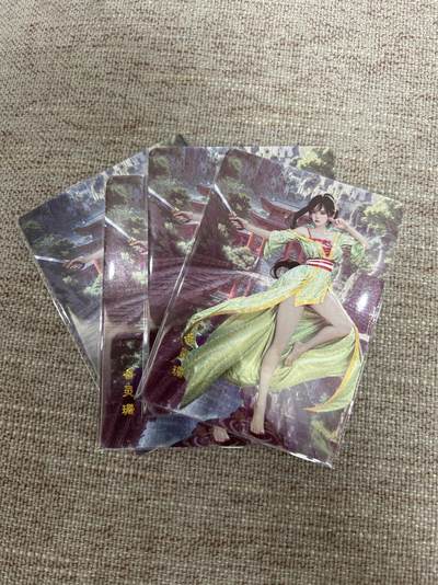 喜灰玩卡拍卖第八期，接拍品0佣金，欢迎送拍，释放现金流，让自己有资金可以购买更多喜欢的卡牌，让别的卡友能淘到更多心仪的卡牌 桔梗 神凰百剑行 岳灵珊 三渐变加艺术卡