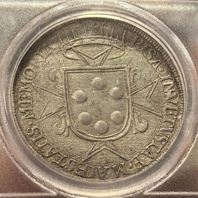 博洋堂“生趣盎然”4月精品专场暨第169期（全场包邮） PCGS MS62 意大利托斯卡纳比萨1616年科西莫二世美第奇家族纹章塔勒大银币，原味深打细节一流，PCGS唯一冠军分！