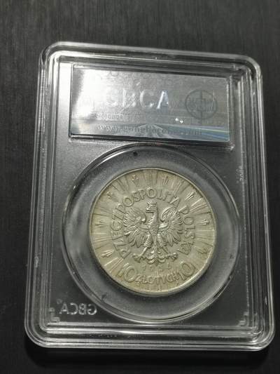 天下钱庄专场欢迎参拍 波兰10兹罗缇银币