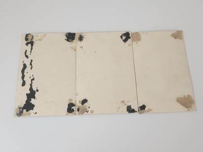 南水社第5次拍卖  3日军昭五式制服士兵照 带照相馆压印 原版照片3张