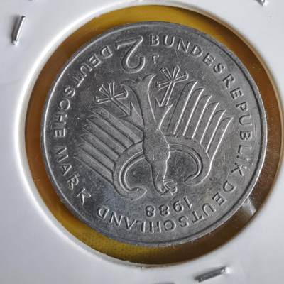 沼泽如烟--第1066场 德国1988年2马克