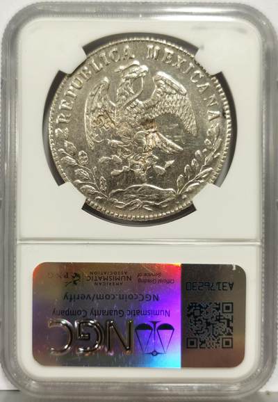 博洋堂“生趣盎然”4月精品专场暨第169期（全场包邮） NGC UNCD 墨西哥1878年AS DL版鹰洋，名誉厂版仅带万寿戳记。
