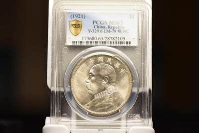 十年大头PCGS MS63 - 十年大头PCGS MS63