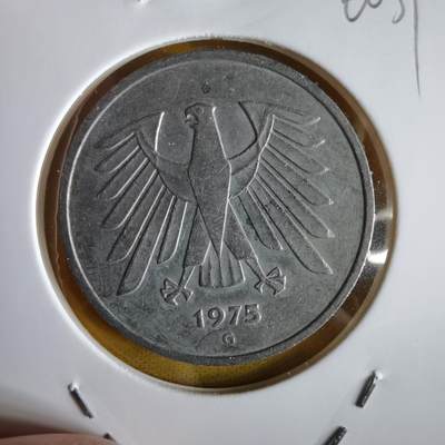 沼泽如烟--第1066场 德国1975年5马克