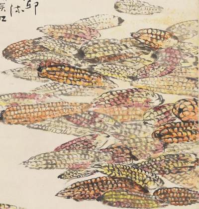 碧月说宝.国有文物商店书画专场（七） 孙雪泥 玉米